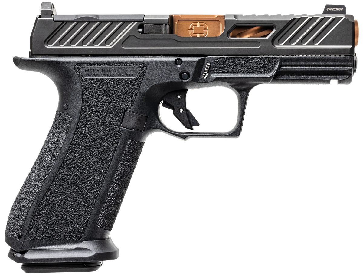 Shadow Systems S/Systems XR920 Elite Pistol 9MM-4in BLK Optic Slide/Bronze