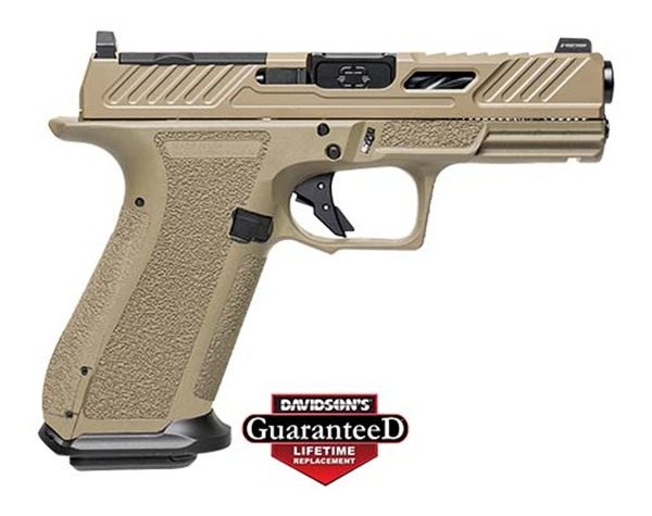 Shadow Systems S/Systems XR920 Elite Pistol 9MM-4in FDE Optic Slide/Black B view 2
