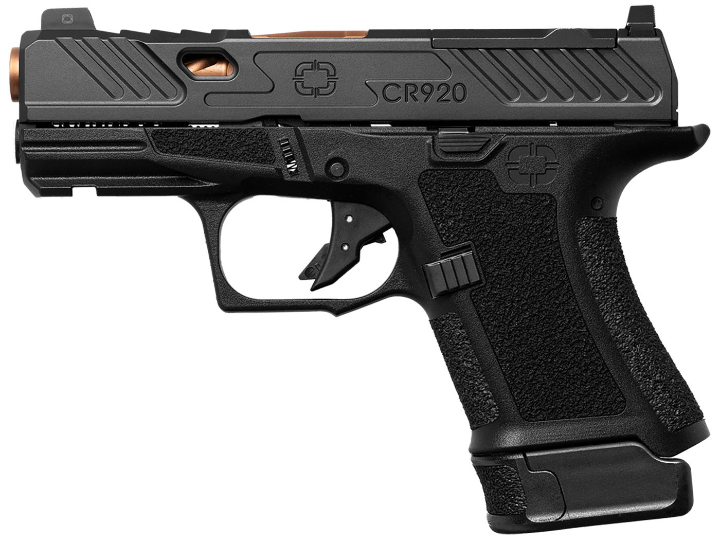 Shadow Systems CR920 Elite Slide Handgun 9mm Luger 13 10rd Magazine 3.41in view 2