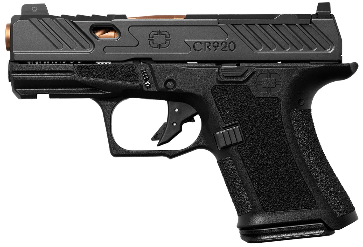 SHADOW SYSTEMS CR920 ELITE 9MM OPTIC CUT FLUTED BRONZE BBL view 2