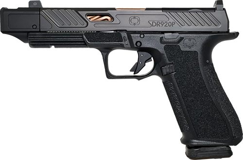 Shadow Systems DR92OP Elite Optic Cut Handgun 9mm Luger 15rd Magazine 4in B view 3