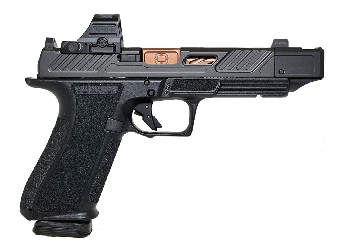 SHADOW SYSTEMS DR920P ELITE 9MM W/HOLOSN OPTC COMP BRZ BBL view 2