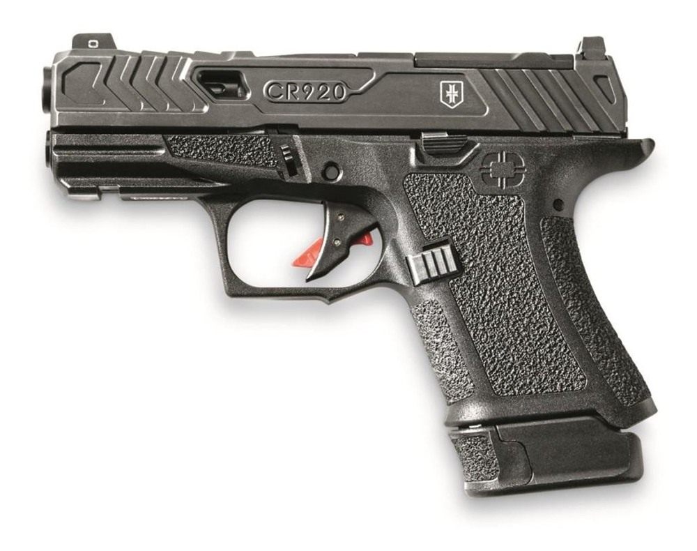 Shadow Systems CR920 War Poet Handgun 9mm Luger 10rd 13rd Magazine 3.41 Bar view 3