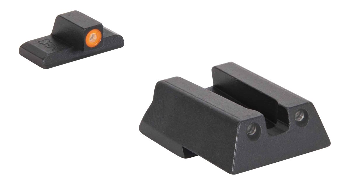 Meprolight USA 415453131 Hyper-Bright Green Tritium Orange Outline Front Si