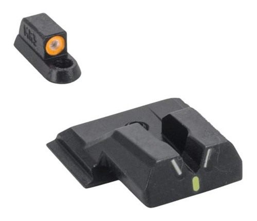 Meprolight Sights Hyper Bright Fixed Pistol Set for S W M P Shield Green wi