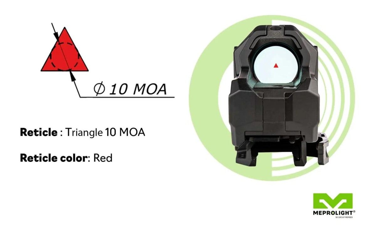 Meprolight Sights M22 (10 MOA Triangle RET.) DAY/Night Self-Illuminating view 3
