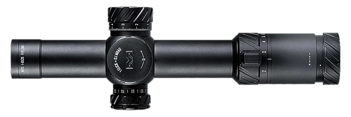 Meprolight Sights USA 901245701 MVO Matte Black Anodized 1-8x28mm 34mm Tube