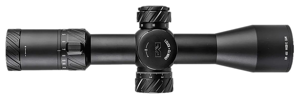 Meprolight Sights USA 901246703 MVO Matte Black Anodized 3-18x44mm, 34mm Tu