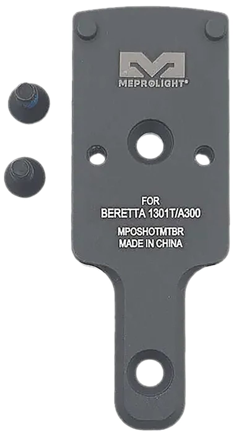Meprolight USA 901141041 Optics Plate Shotgun Matte Black Aluminum Beretta