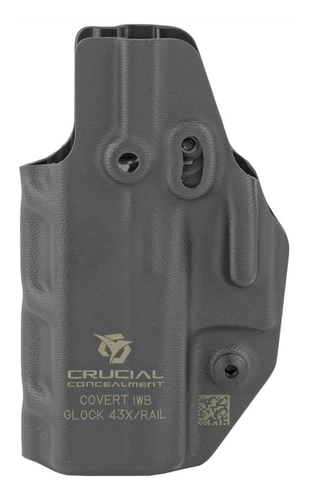 Crucial Concealment IWB for Glock 43/43X Ambi BK