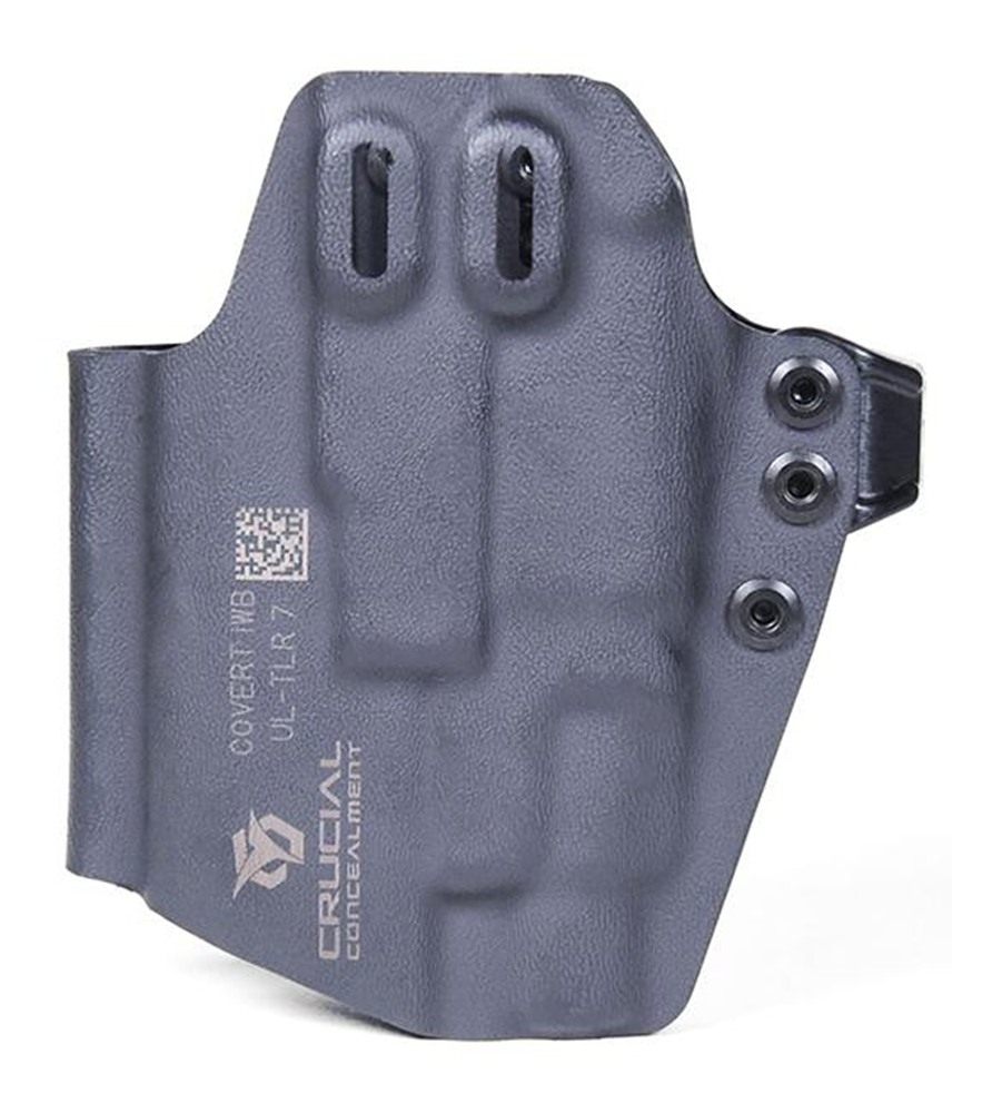 Crucial Concealment High Speed Gear 1401 Universal Light Holster IWB Black view 2