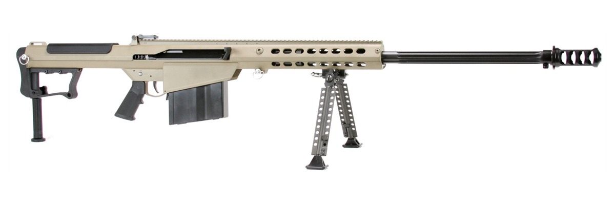 Barrett 18065 M107A1 50 BMG 29in 10+1 Flat Dark Earth Cerakote Fixed with S