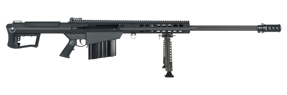Barrett 18059 M107A1 50 BMG 29in 10+1 Black Cerakote Fixed w/Sorbothane Rec