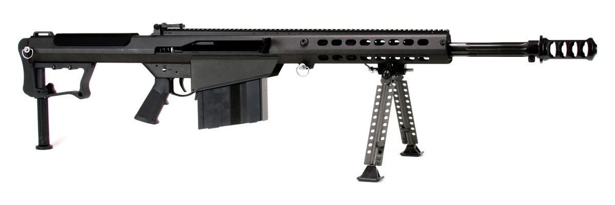 Barrett 18062 M107A1 50 BMG 20in 10+1 Black Cerakote Fixed w/Sorbothane Rec
