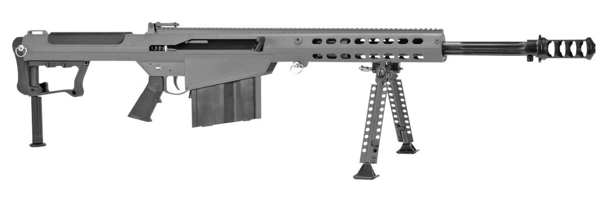 Barrett Firearms 18068 M107A1 50 BMG 20in 10+1 Tungsten Gray Cerakote Fixed