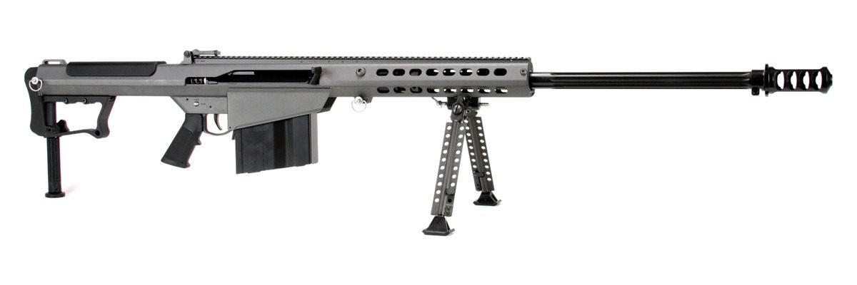 Barrett Firearms 18067 M107A1 50 BMG 29in 10+1 Tungsten Gray Cerakote Fixed view 2