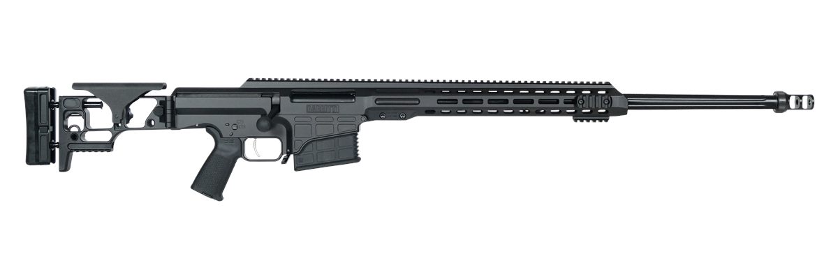 Barrett Firearms 18487 Mrad 300 Win Mag 26in 10+1 Black Cerakote Folding wi