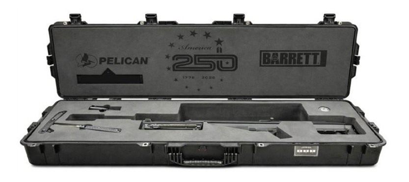 Barrett 20152 M82A1 America 250 50 BMG 10+1 Black Fluted Barrel, Steel Rece view 3