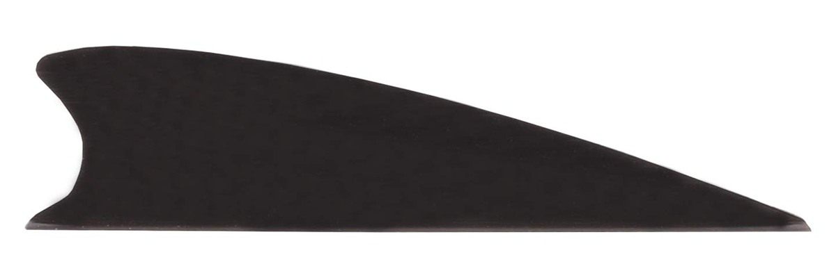 TAC Vanes 2.25in Matrix Shield Cut Black Pack of 36, for Archery Bowhunting