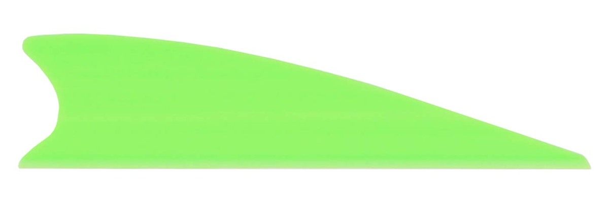 TAC Vanes 2.25in Matrix Shield Cut Green Pack of 36, for Archery Bowhunting