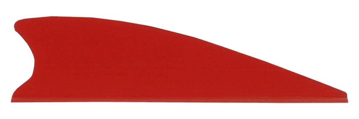 TAC Vanes 2.25in Matrix Shield Cut Red Pack of 36, for Archery Bowhunting a