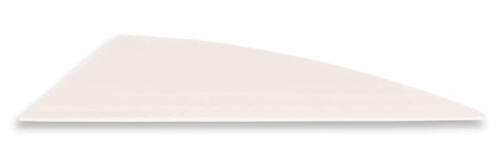 TAC Vanes 2.25in Driver Hybrid White Pack of 36, for Archery Bowhunting and