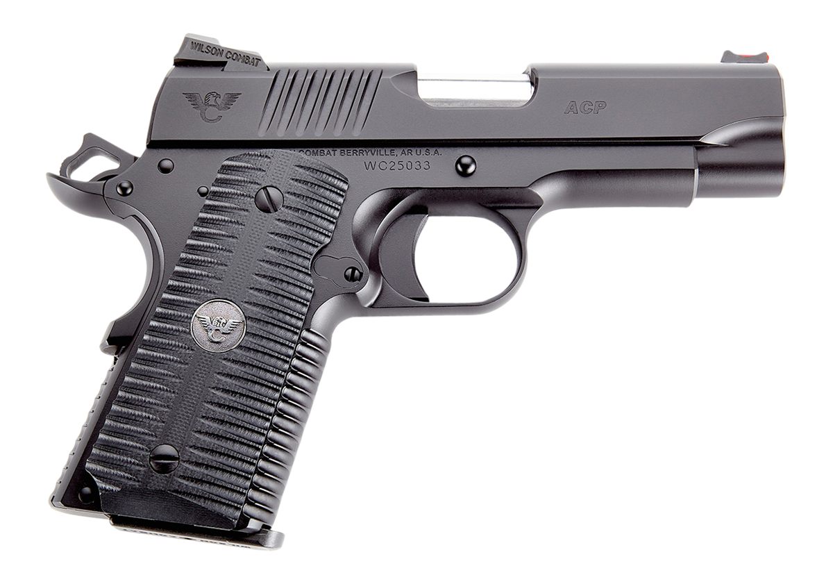 Wilson Combat ACPCP9 Compact SAO 9mm Luger 4in 8+1 Black Armor-Tuff Carbon view 2