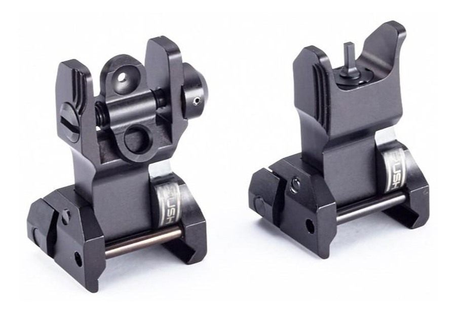 Wilson Combat AR Platform Sight Set Manual Deploy Picatinny Rail Mount view 6