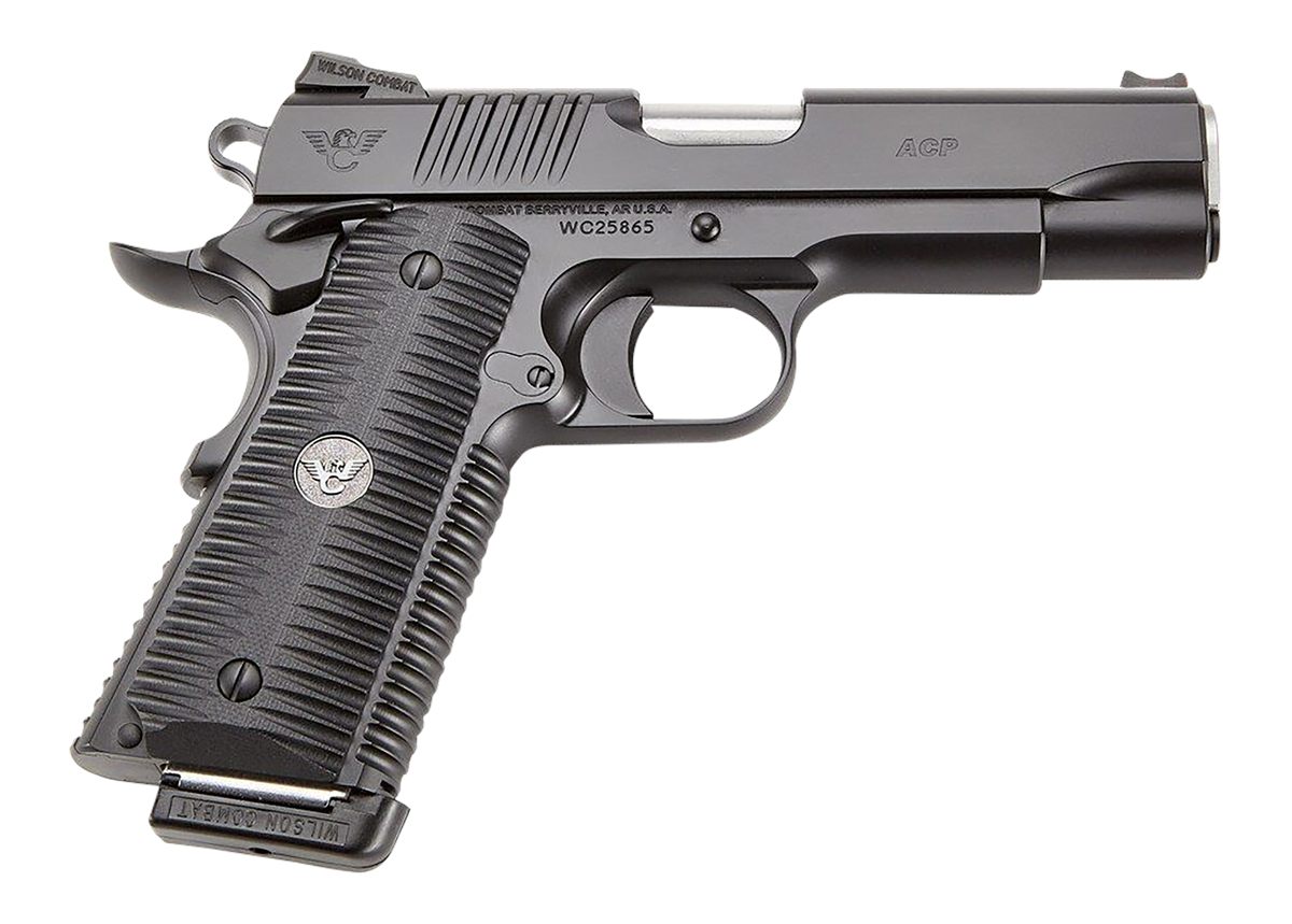 Wilson Combat ACPFS9A Full-Size SAO 9mm Luger 5in 10+1 Black Armor-Tuff Car