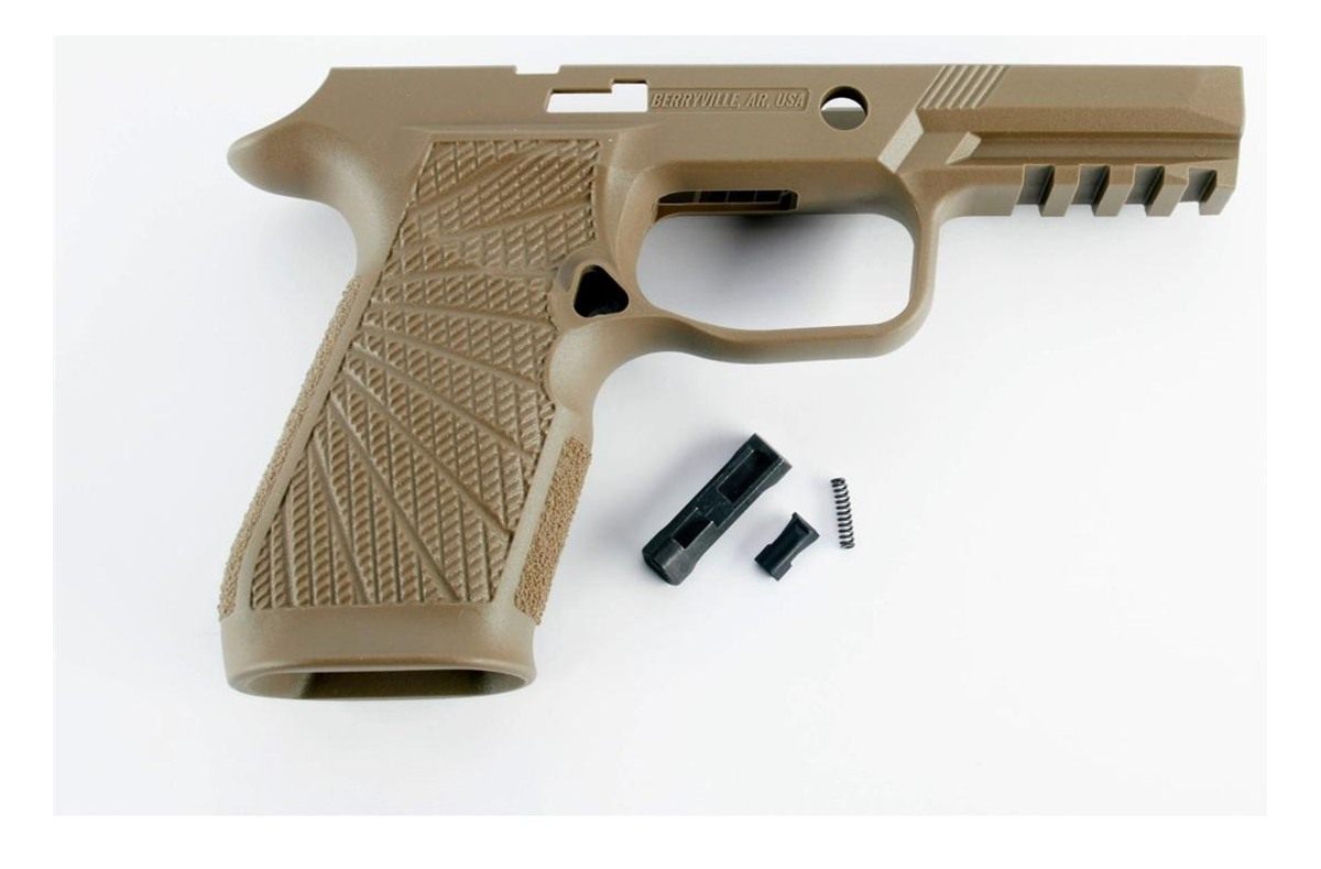 Wilson Combat Grip Module Sig Sauer P320 Carry No Manual Safety Tan