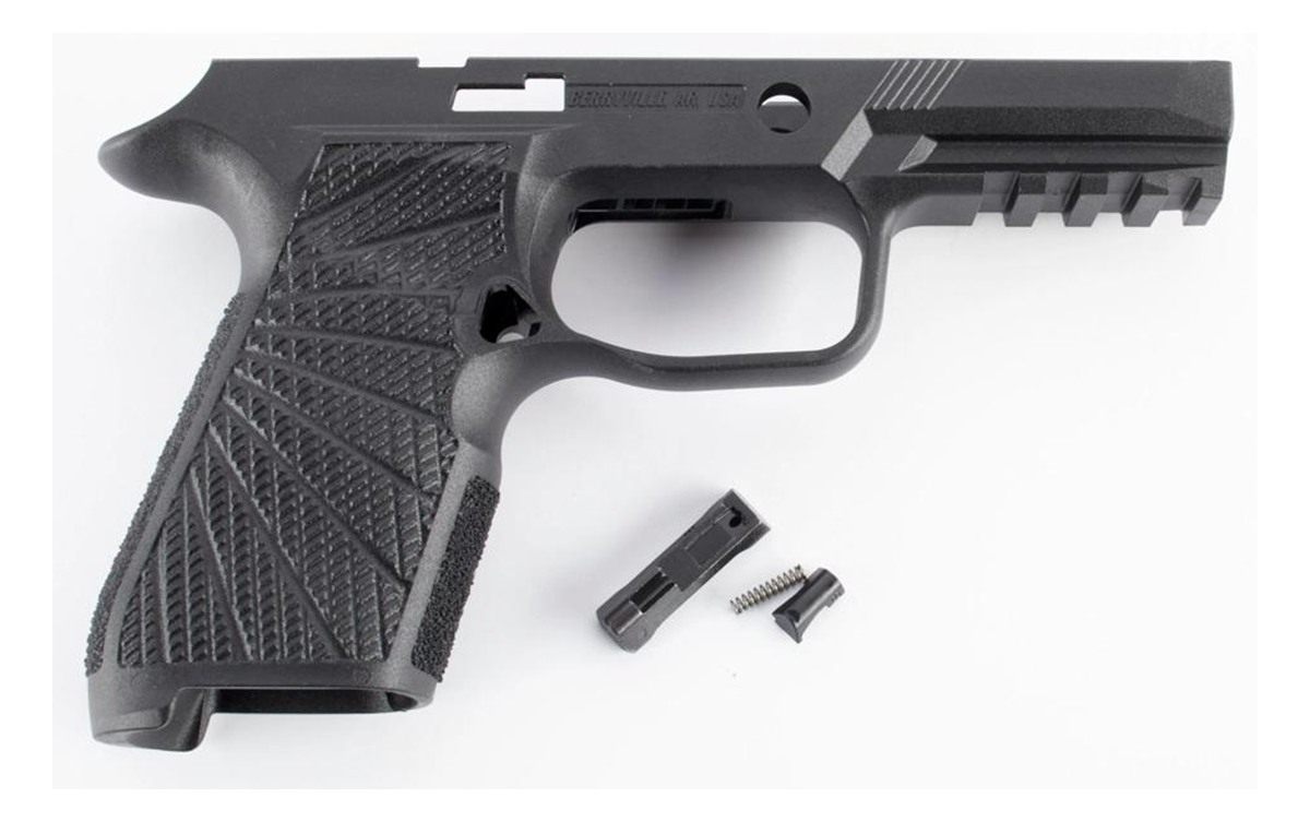 Wilson Combat Grip Module for Sig Sauer P320 Compact No Manual Safety Black