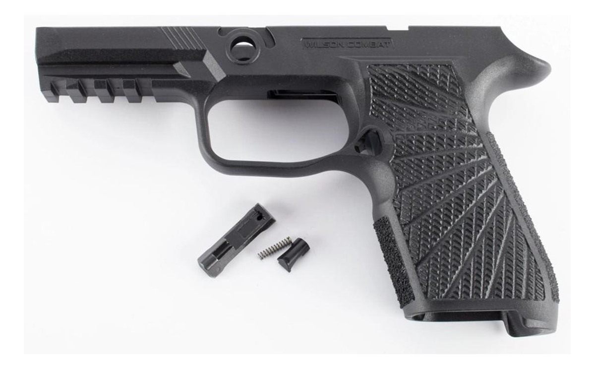 Wilson Combat Grip Module for Sig Sauer P320 Compact No Manual Safety Black view 2