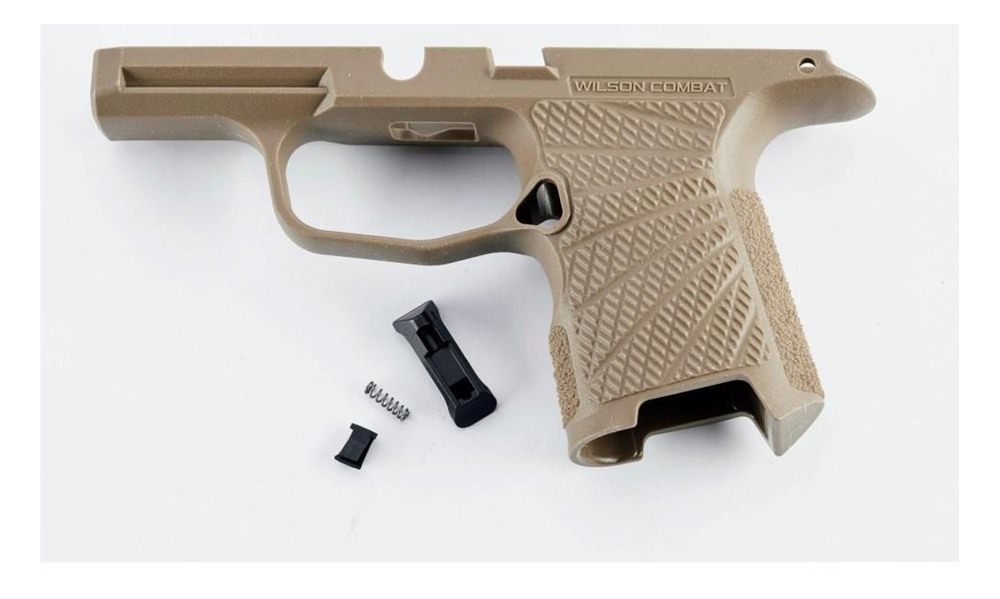 Wilson Combat Grip Module for P365 No Manual Safety Tan view 2