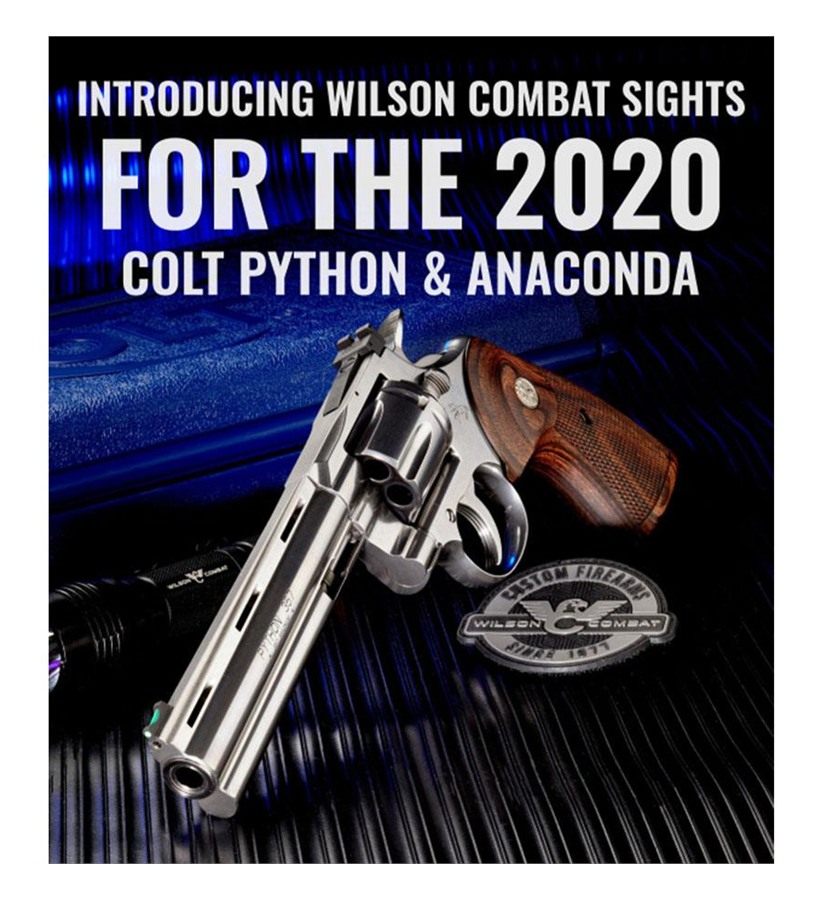 Wilson Combat Rear Sight for Colt 2020 Python/Anaconda Adjustable Serrated view 5