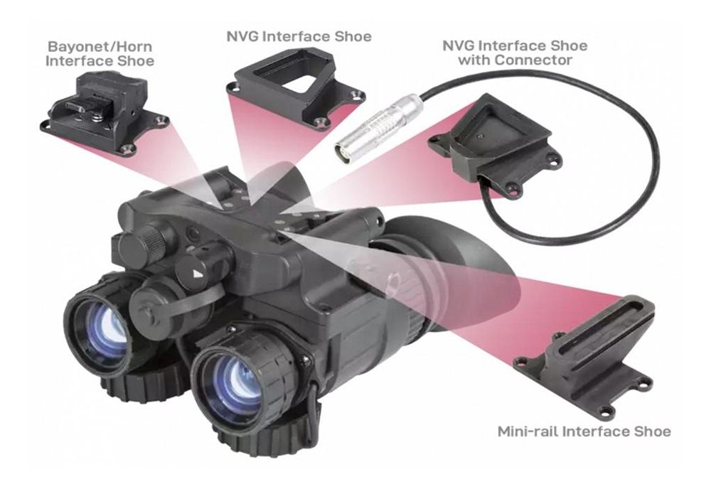AGM Global Vision NVG-40 NW1 Dual Tube Night Goggle Binocular Black