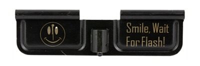 Battle Arms Development Laser Engraved Dust Cover Smile Wait FR Flash view 2