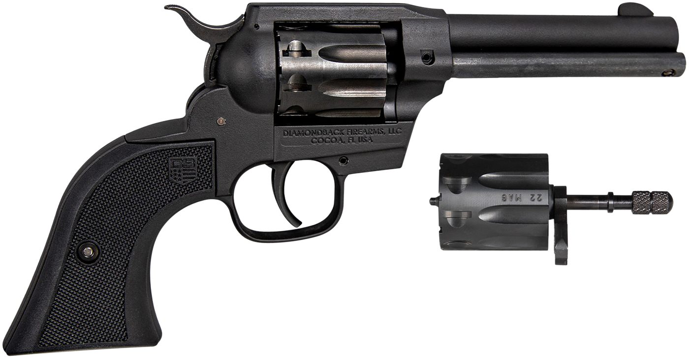 Diamondback Firearms DB0500A001 Sidekick 22 LR/22 WMR 9 Shot, 4.50in Black