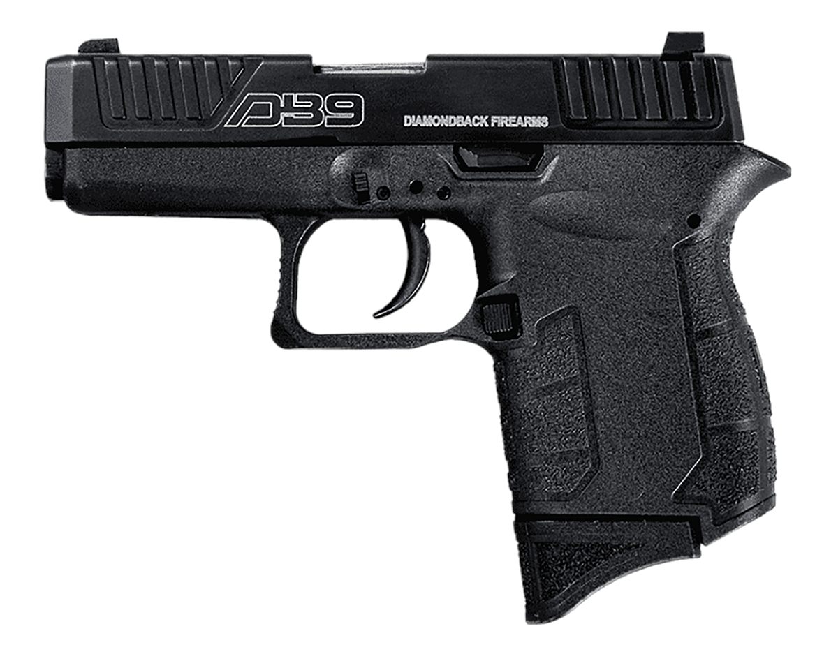 Diamondback Firearms DB0200P001 DB9 Gen4 Micro-Compact 9mm Luger 6+1, 3.10i