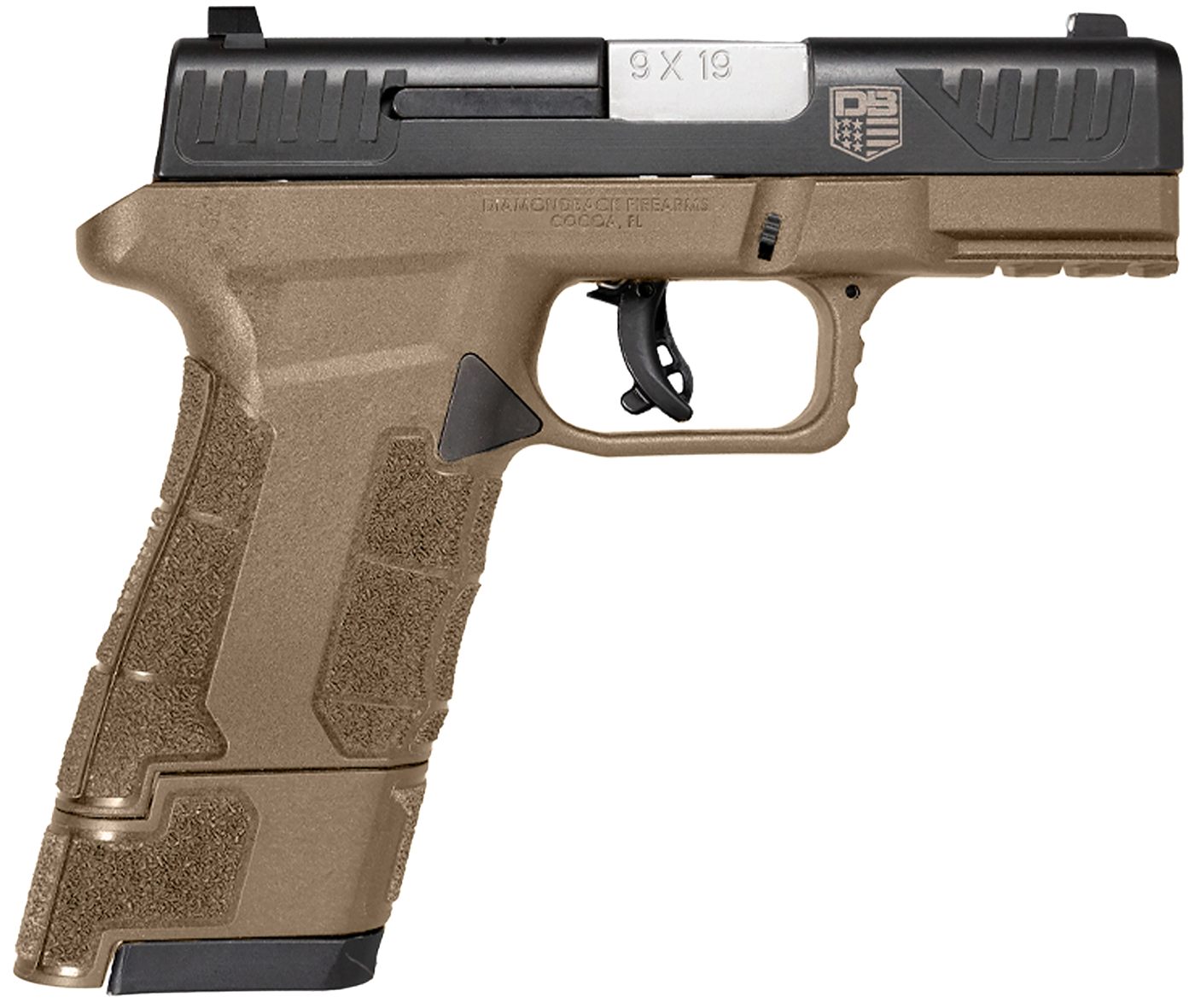 Diamondback Firearms DB0300P061 AM2 Sub-Compact 9mm Luger 17+1, 3.50in Stai