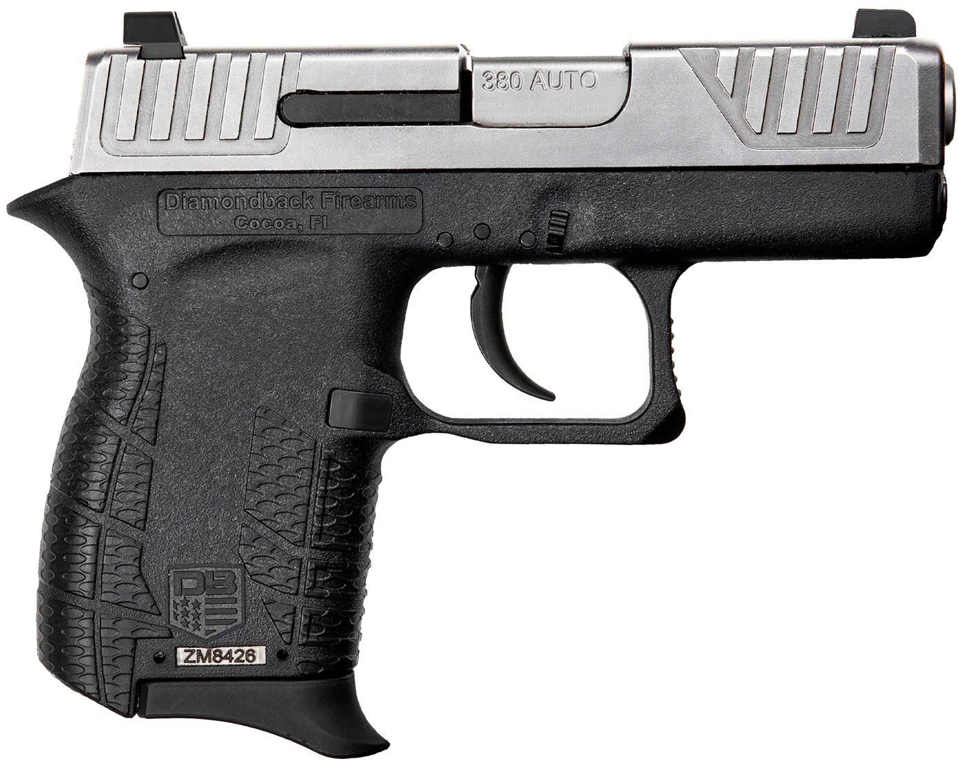 Diamondback Firearms DB0100E022 DB380 Gen4 Micro-Compact 380 ACP 6+1, 2.80i