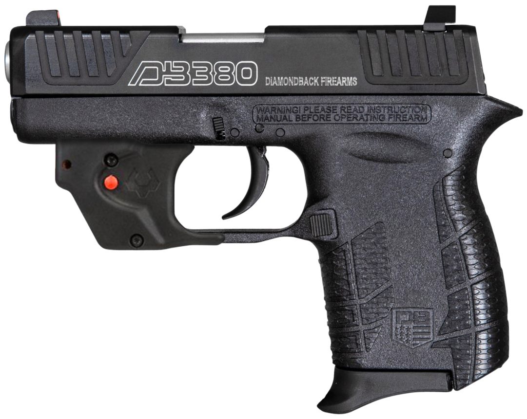Diamondback Firearms DB0101E002 DB380 Gen4 w/Laser Micro-Compact 380 ACP 6+