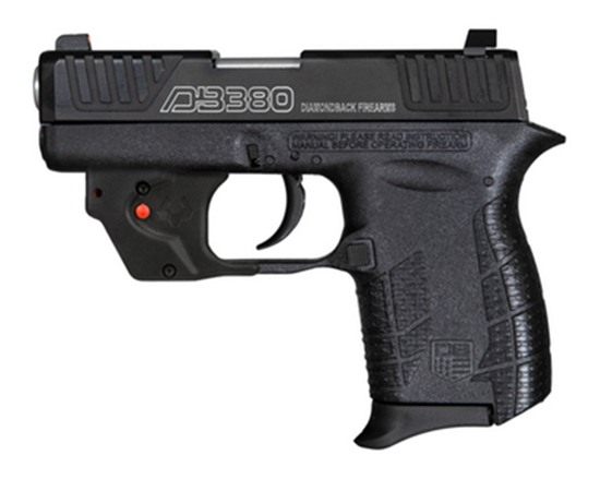 Diamondback Firearms DB0101E002 DB380 Gen4 w/Laser Micro-Compact 380 ACP 6+ view 2