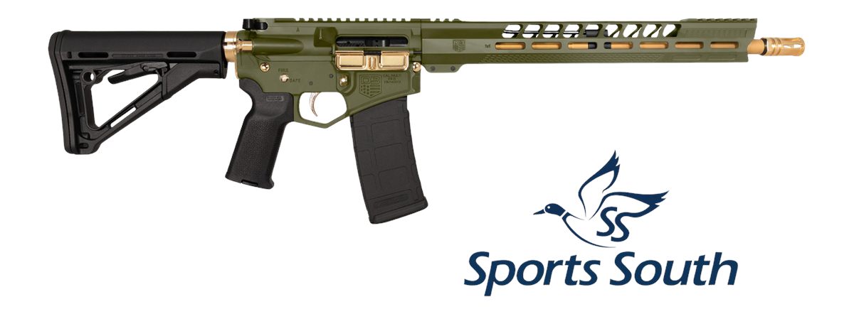 Diamondback Firearms DB175AK802 DB15 5.56 Nato 30+1 16in Gold Cerakote Thre
