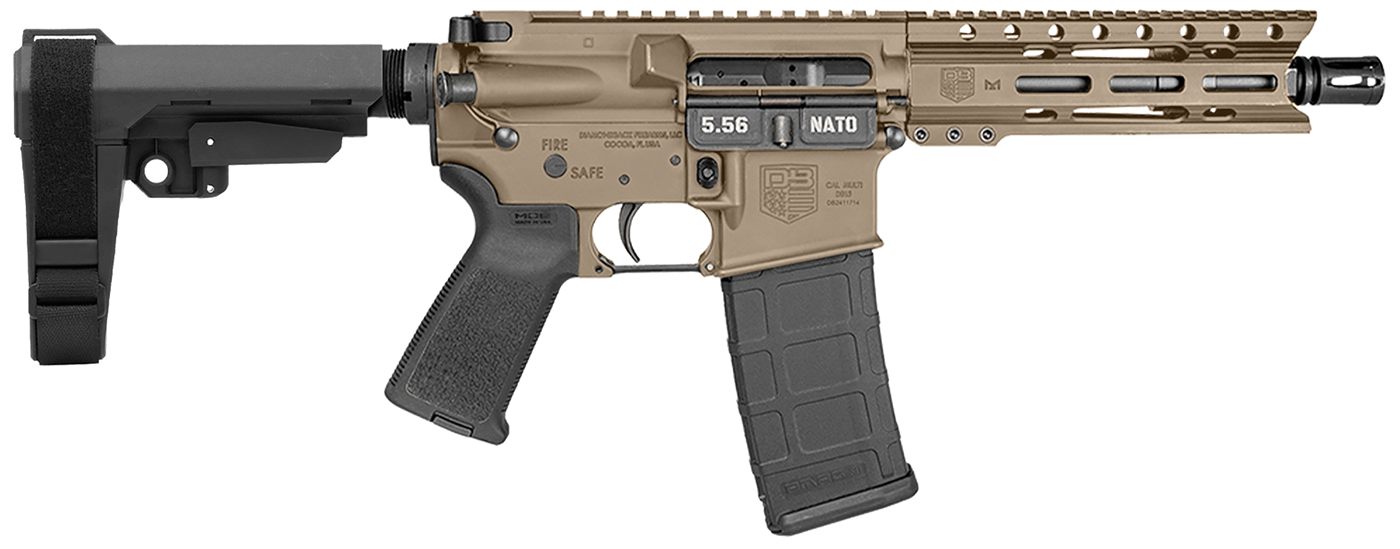 Diamondback Firearms DB1913K061 DB15 5.56 Nato 30+1 7in Flat Dark Earth Cer