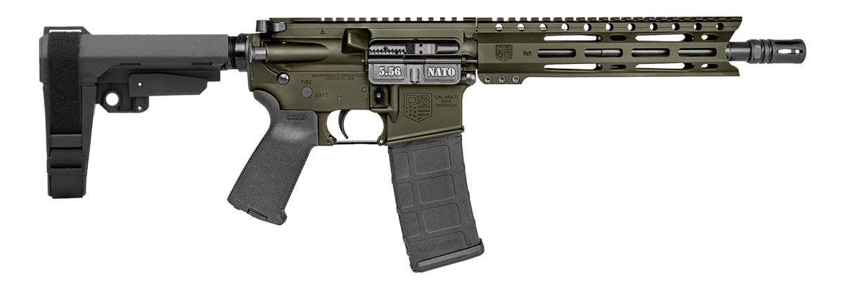 Diamondback Firearms DB1916K101 DB15 5.56 Nato 30+1 10in Black Nitride Heav