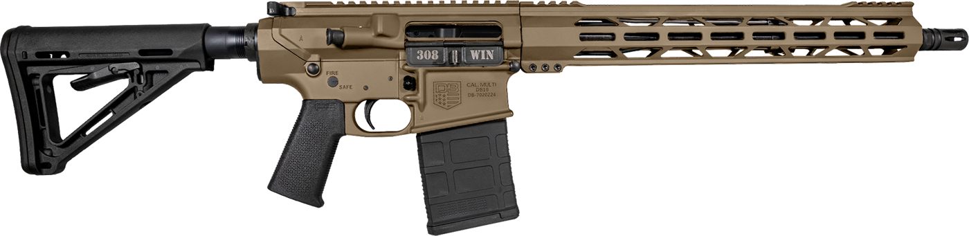 Diamondback DB1018C061 308 Win 16in 20+1 Flat Dark Earth Magpul MOE Carbine