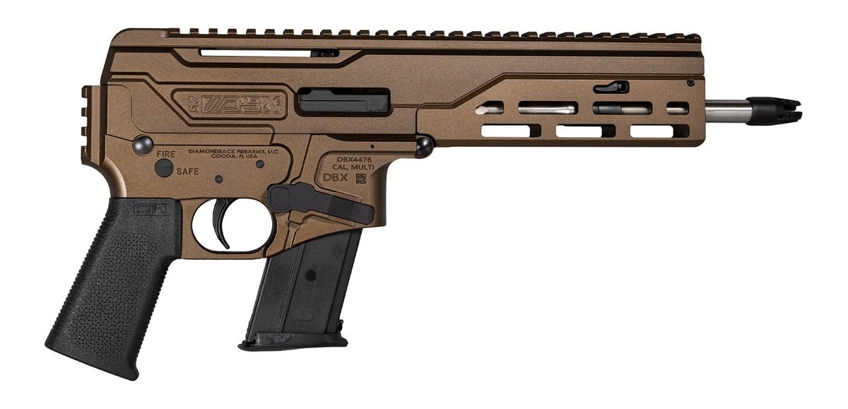 Diamondback Firearms DB1614L071 DBX 5.7x28mm 20+1 8in Stainless Threaded Ba