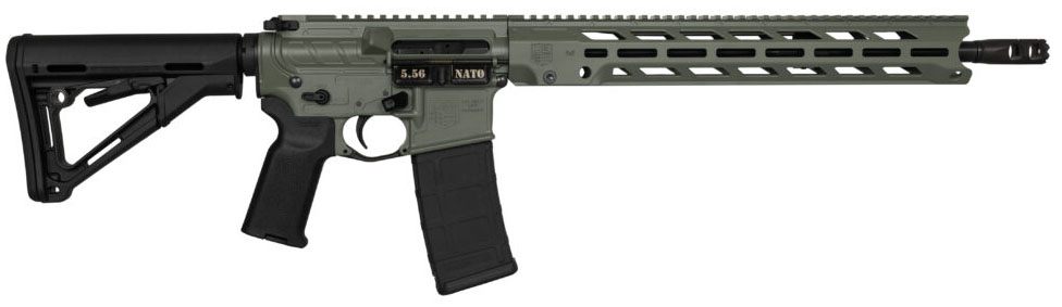 Diamondback Firearms DB1784K791 DB15 Obsidian 5.56 Nato 30+1 16in Black Nit view 2