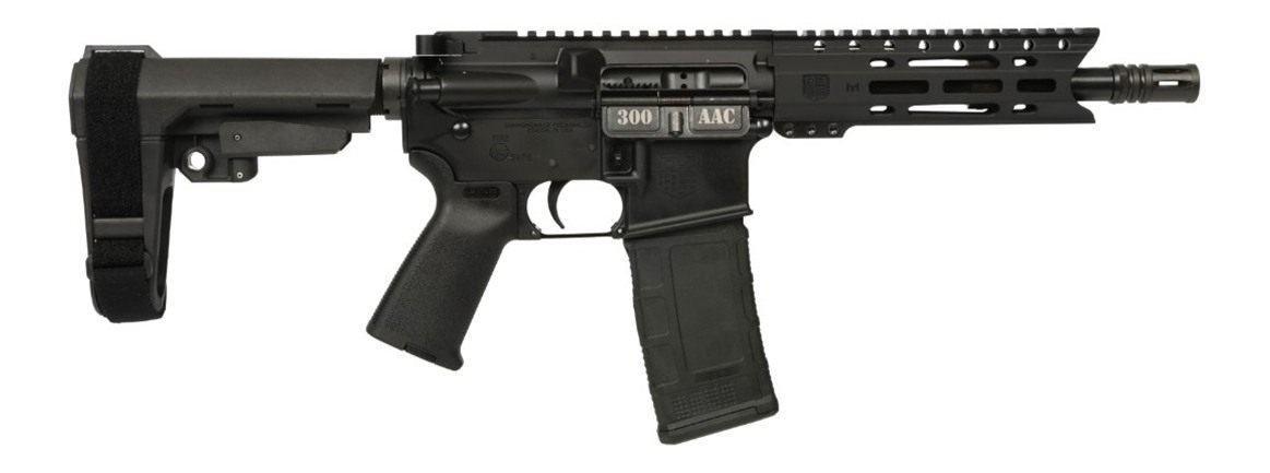 Diamondback Firearms DB-15 Pist 300BLK BLK 8in SBA3