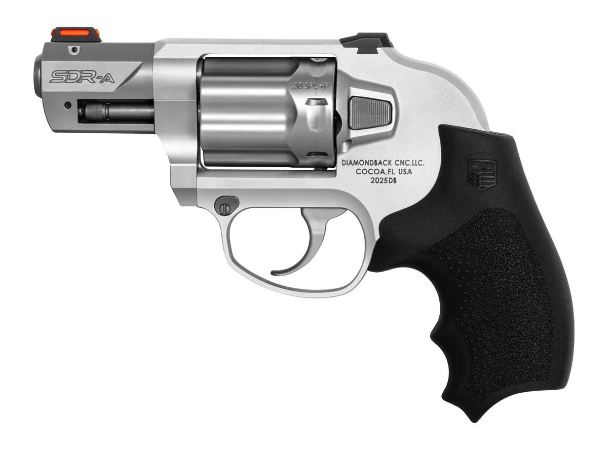 Diamondback DB0800D711 SDR 38 Special +P 6 Shot 2in Glass Bead Stainless St